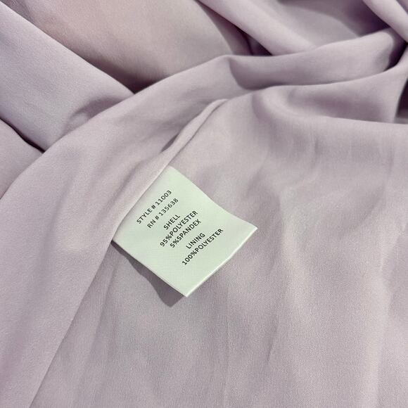 Hutch Isadora Women's Floral Maxi Wrap Dress Hutch High Low Satin Size L NWT - Picture 11 of 12